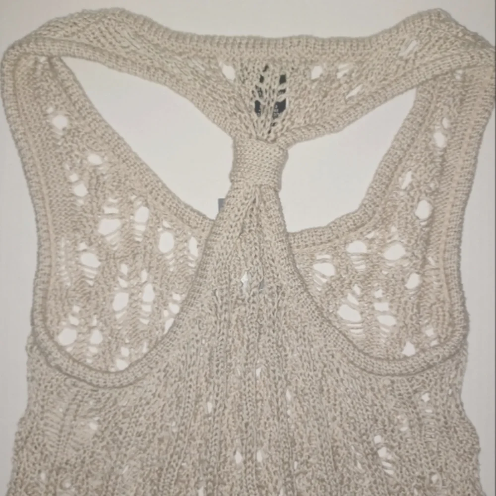 NWT Wet Seal Fringe Hem Crochet Tank - Picture 3 of 4